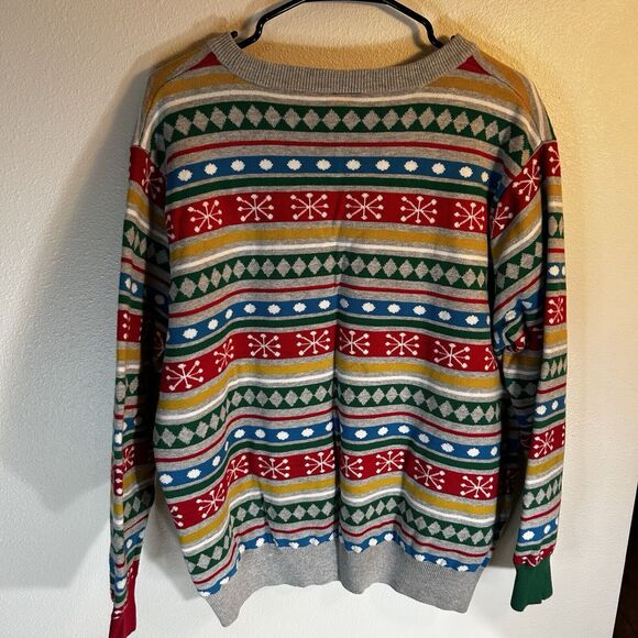 Disney Minnie Mouse Christmas Holiday Sweater Women XL Colorful 2008 Mickey - Picture 7 of 7